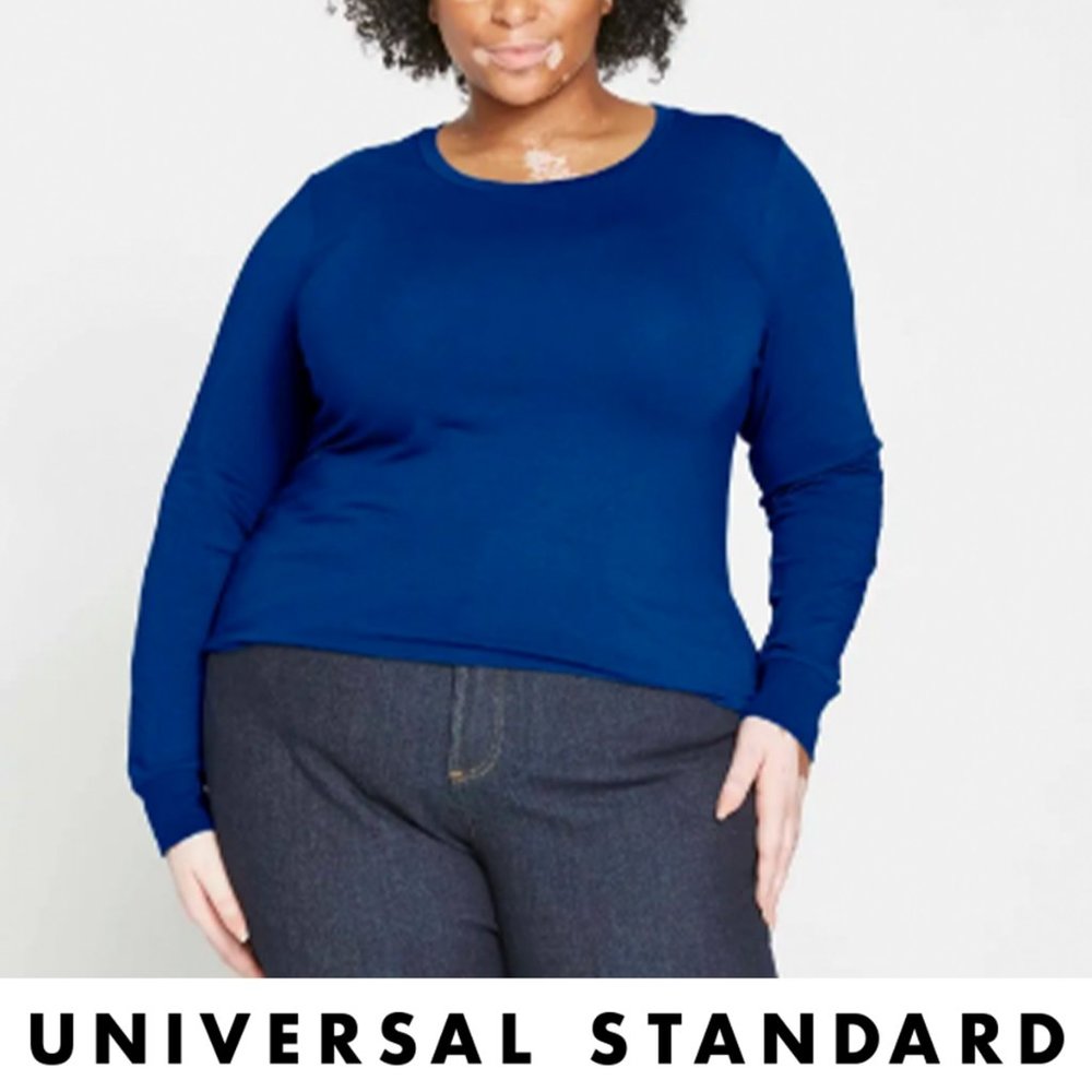 Long Sleeve Tee Rex in Lapis (L)